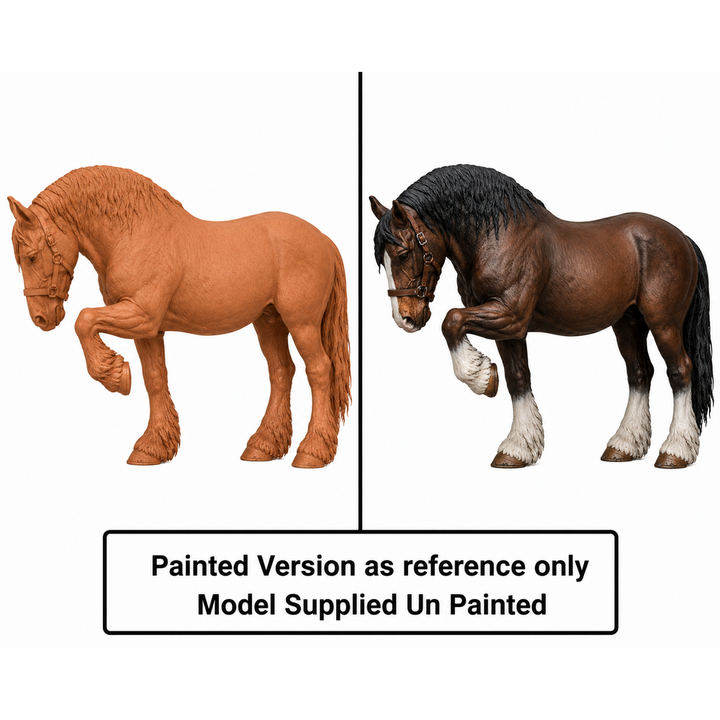 SWF004 Shire Horse D Front Foot Up