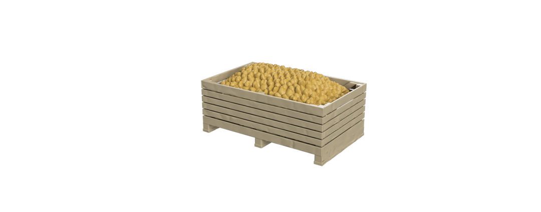 AM012 - OO Scale - Farm Equipment - Full Potato Crate&
