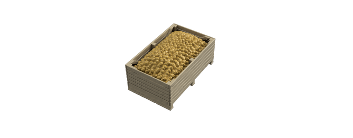 AM012 - OO Scale - Farm Equipment - Full Potato Crate&