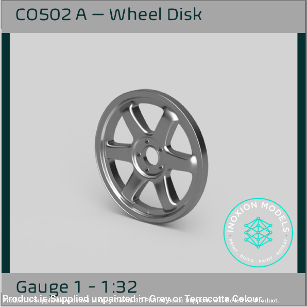 CO502 A – Wheel Disk 1:32 Scale Scale Model