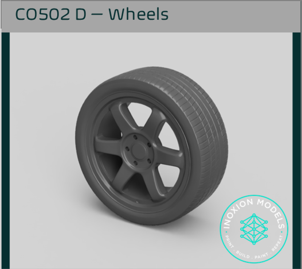 CO502 E – Wheels 1:32 Scale Scale Model