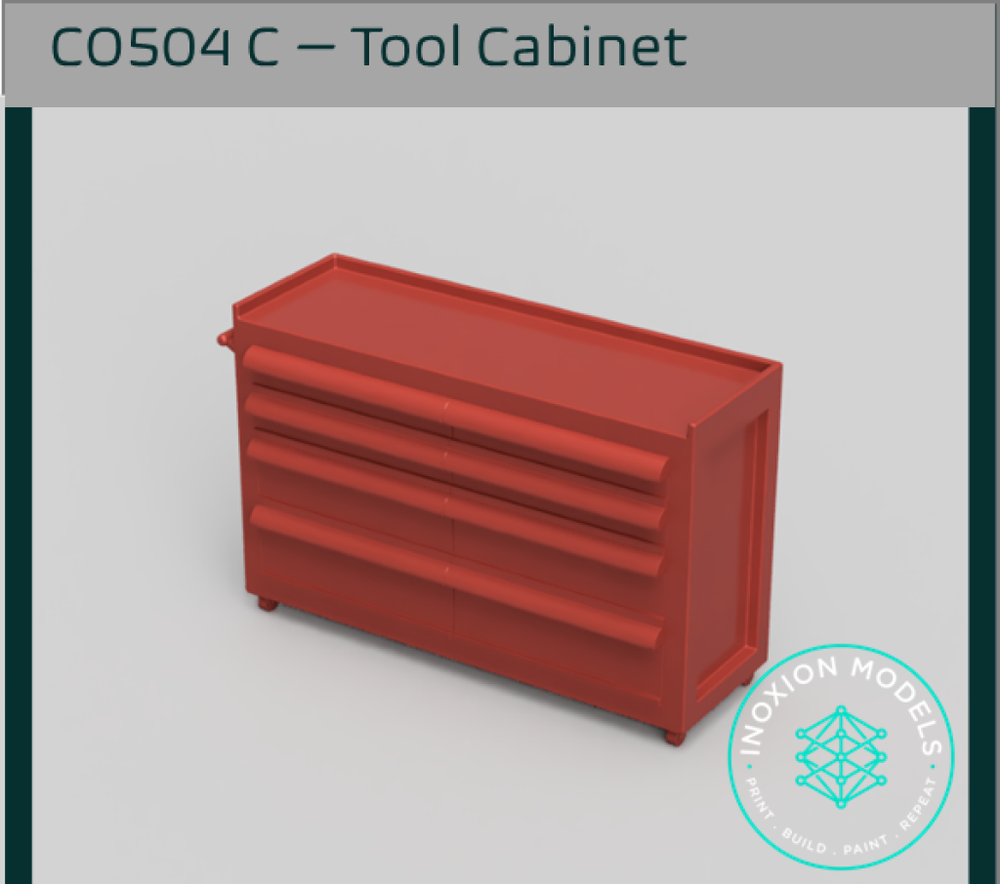 CO504 C – Tool Cabinet 1:32 Scale Scale Model