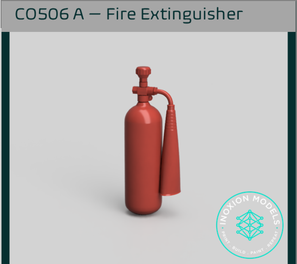 CO506 A – Fire Extinguisher 1:32 Scale Scale Model