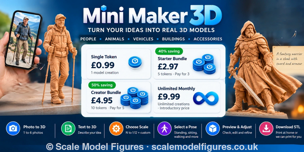 Mini Maker 3D | Photo to 3D Models & Custom STL Files - Figure