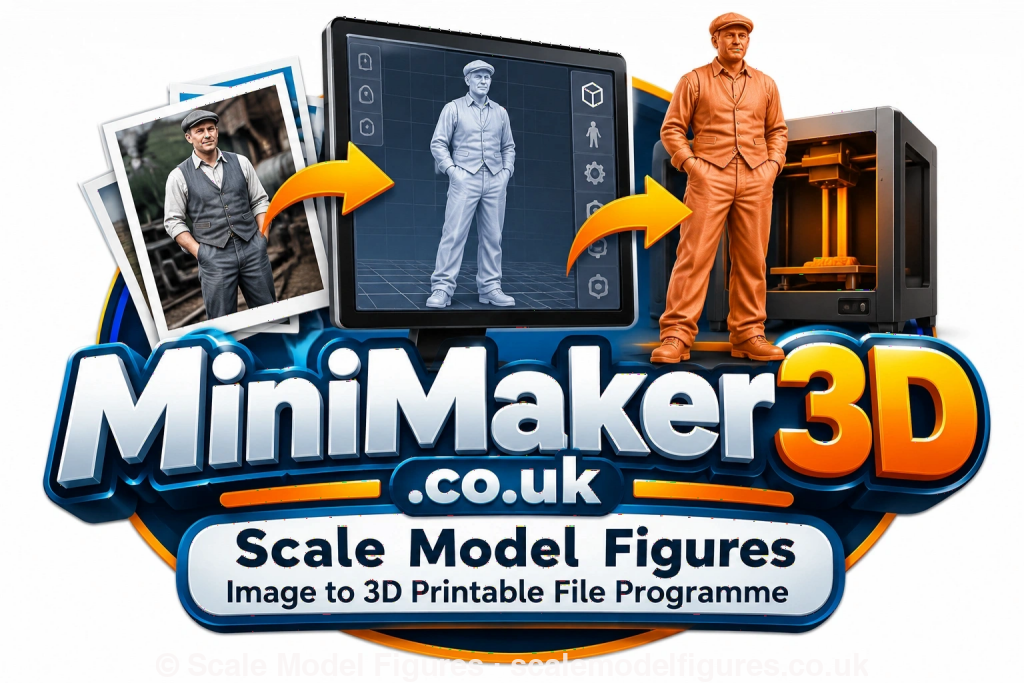 Mini Maker 3D | Photo to 3D Models &amp; Custom STL Files - Figure