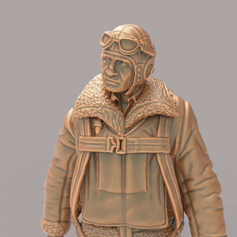 MM1408 WW2 USA Bomber Crew 7 Figure