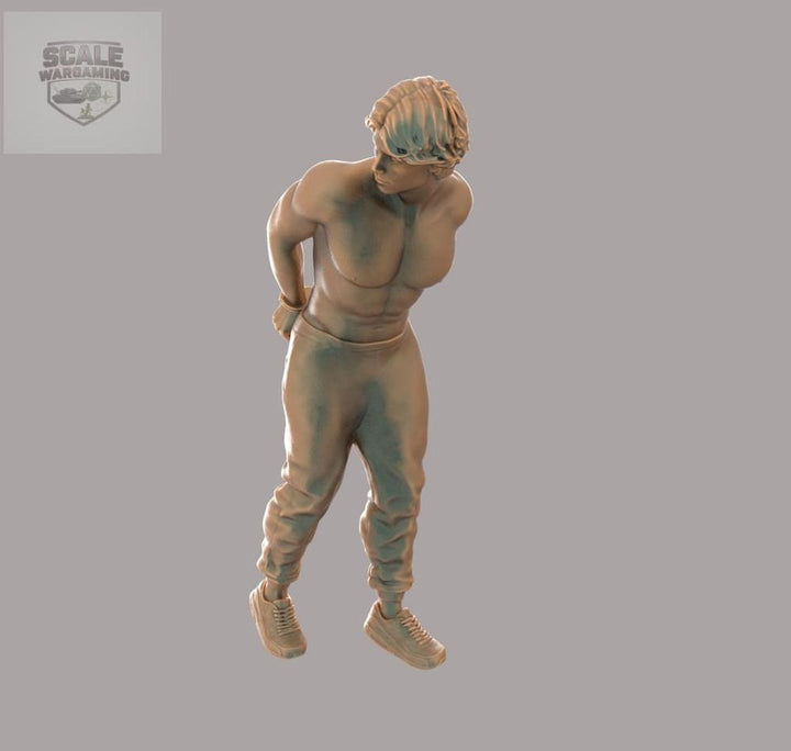 MM2067 Male in Handcuffs topless Figure