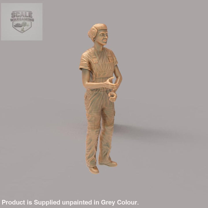 MM2090 Girl in Overalls Figure