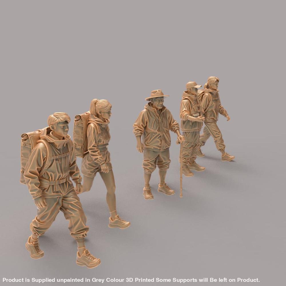 MM4197 Camping Hikers Group Figure
