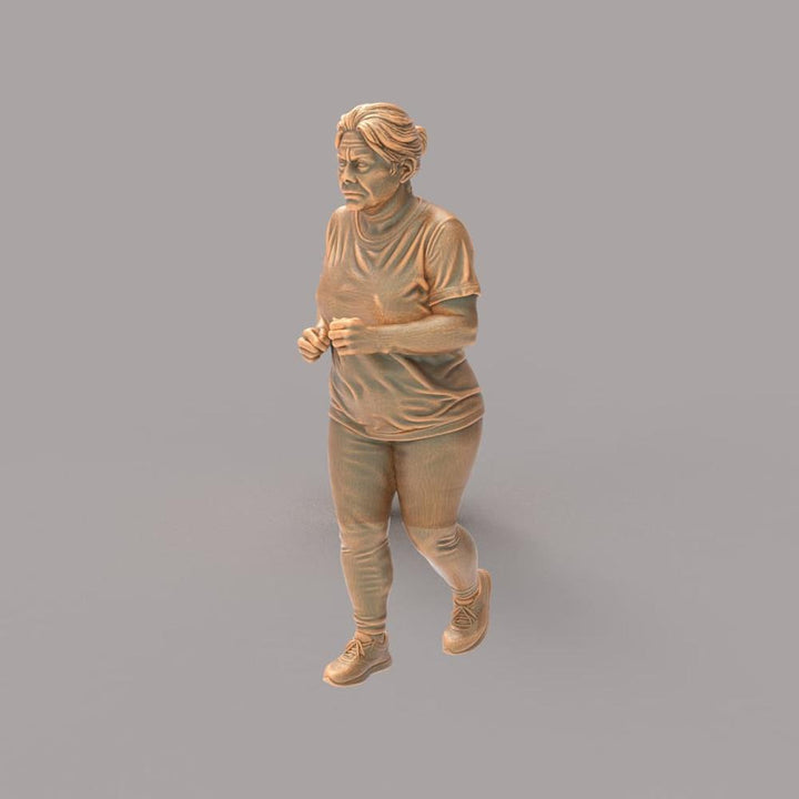 MM4201 Older Female Jogging Figure