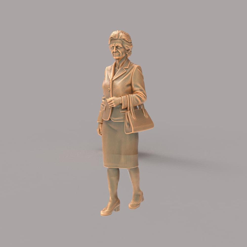 MM4271 Female with Handbag Figure