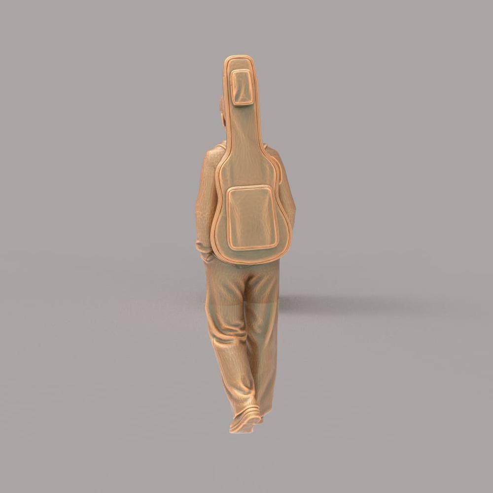 MM4275 Female with guitar Figure