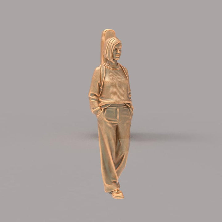 MM4275 Female with guitar Figure