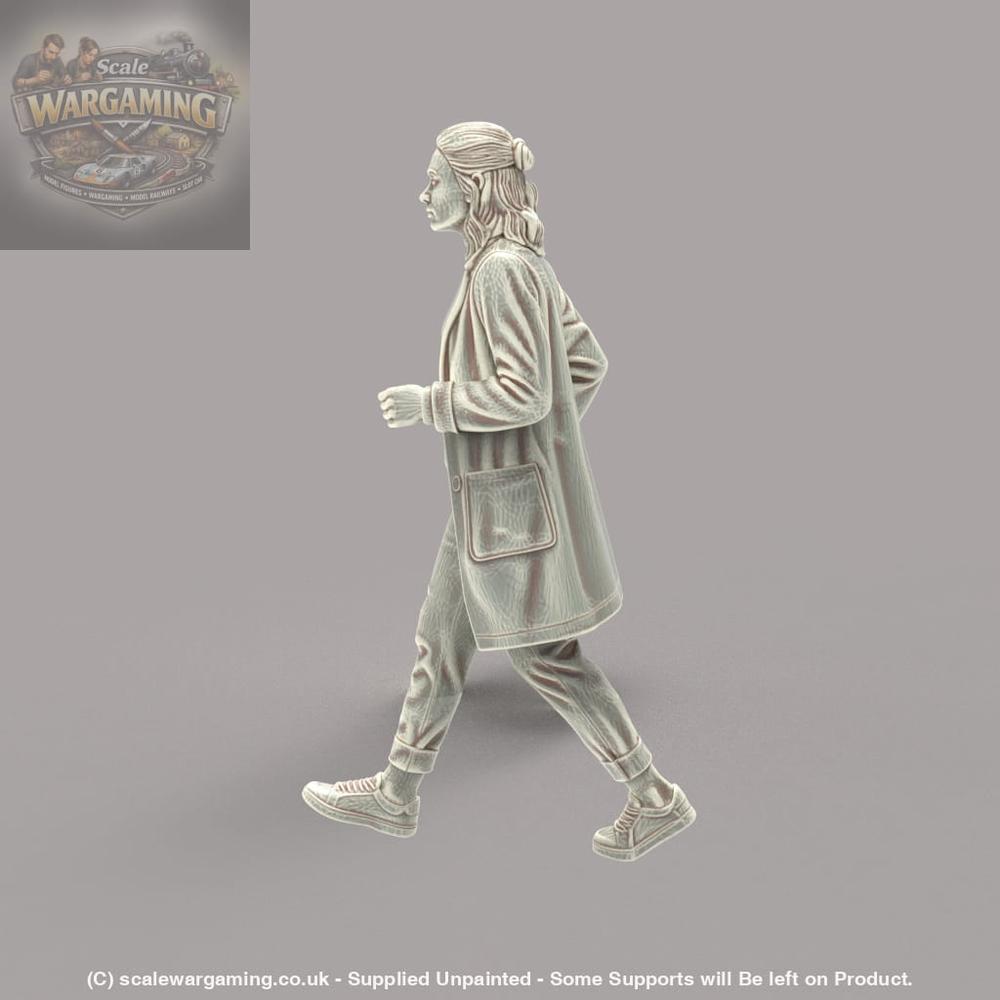 MM4276 Female Office Working Walking Figure
