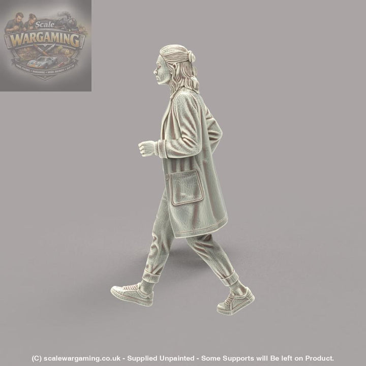 MM4276 Female Office Working Walking Figure