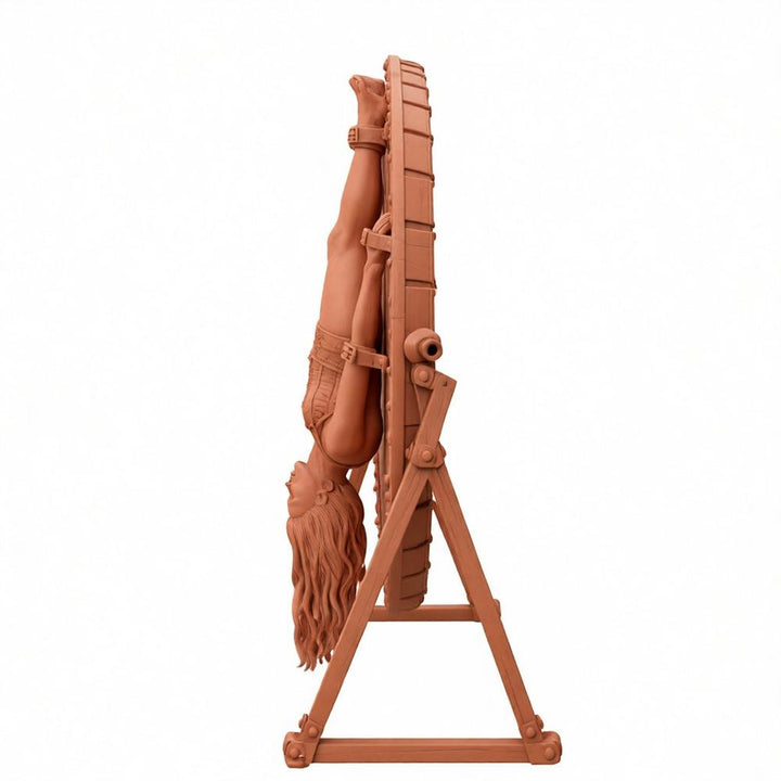 SW9500 Circus Female on knife Throwing Wheel