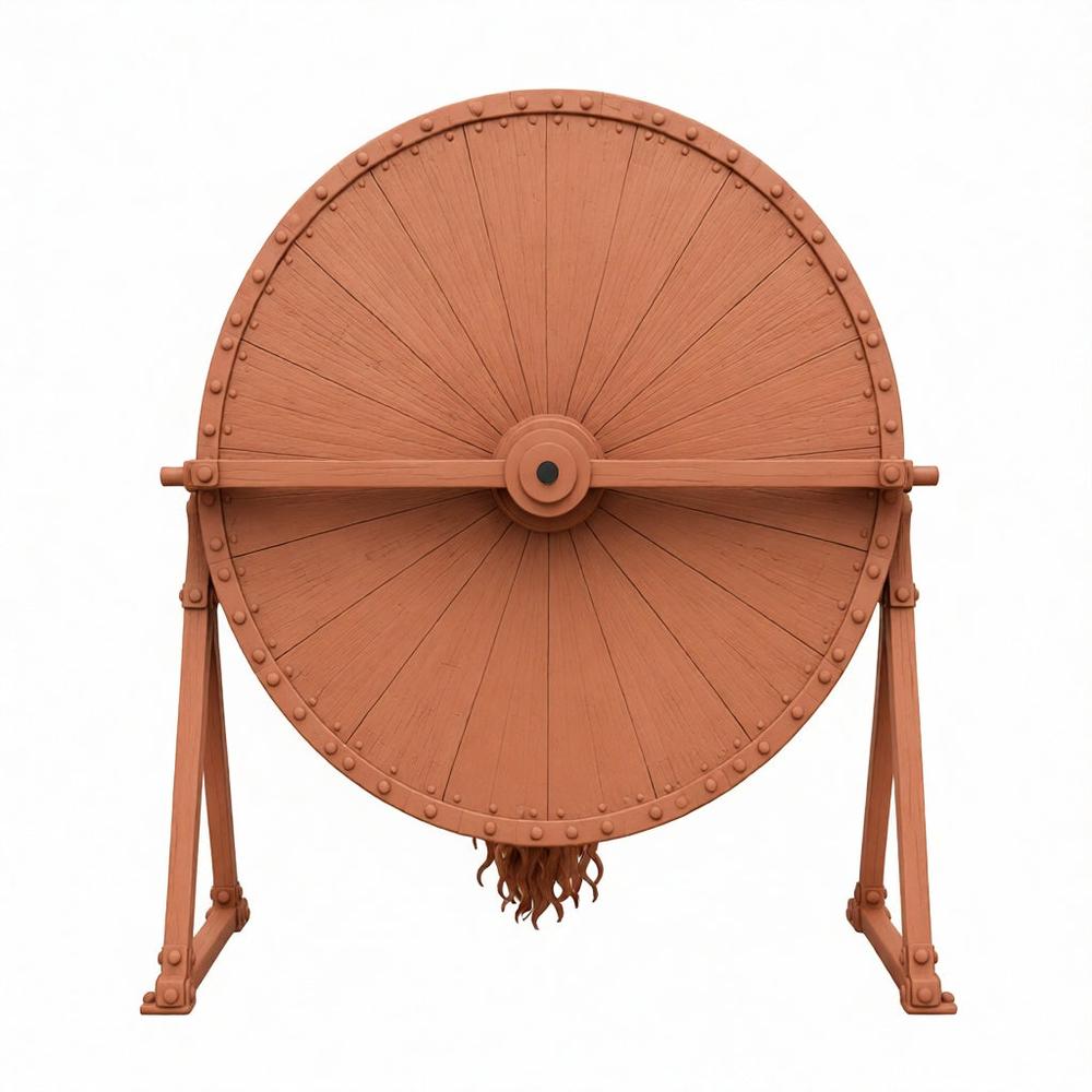 SW9500 Circus Female on knife Throwing Wheel