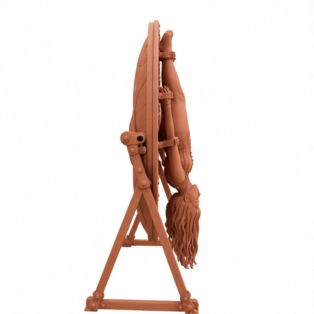 SW9500 Circus Female on knife Throwing Wheel