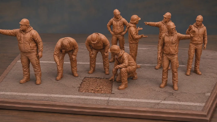 SW9305 Modern Road Workers - 3