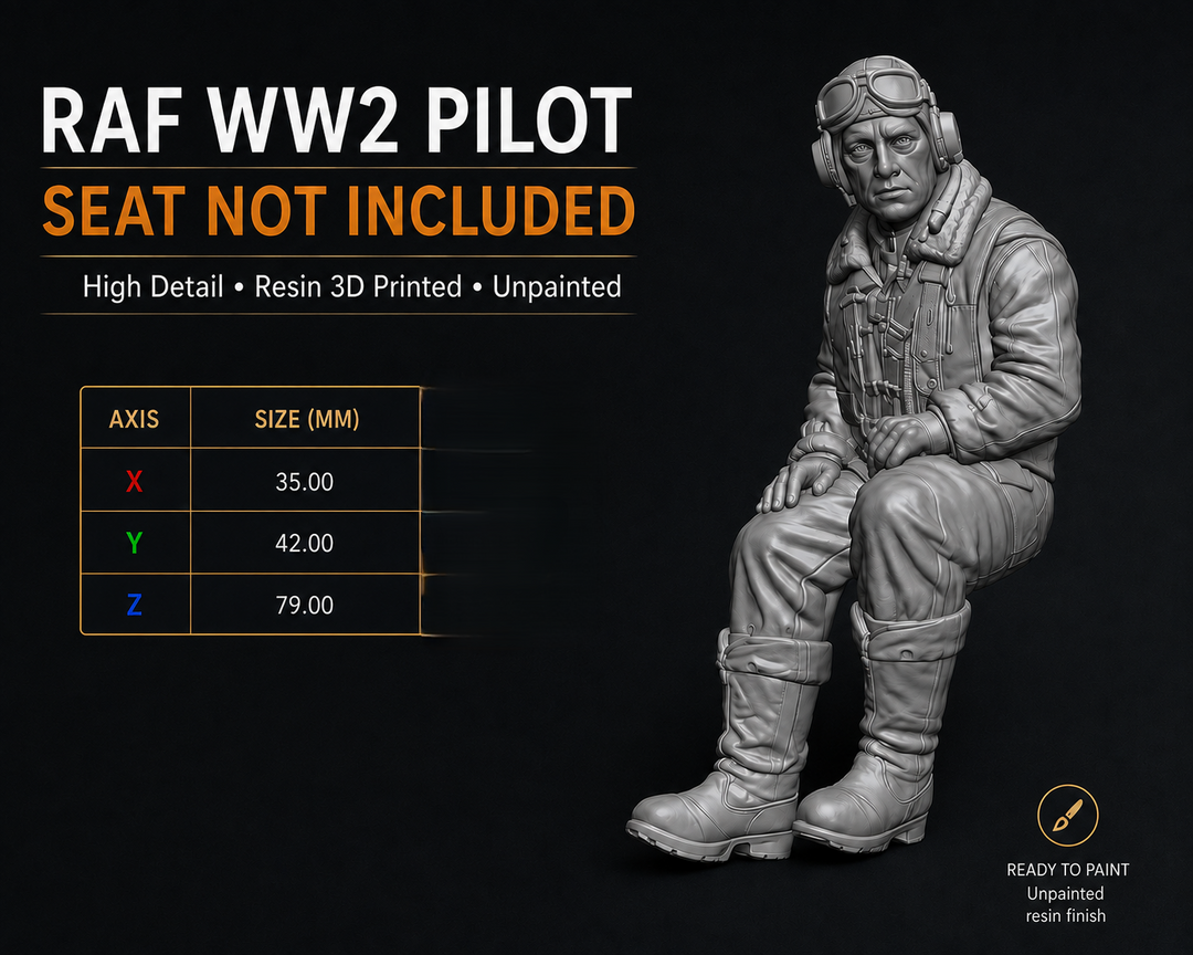 SMF5046 1:14 Scale Spitfire Pilot B