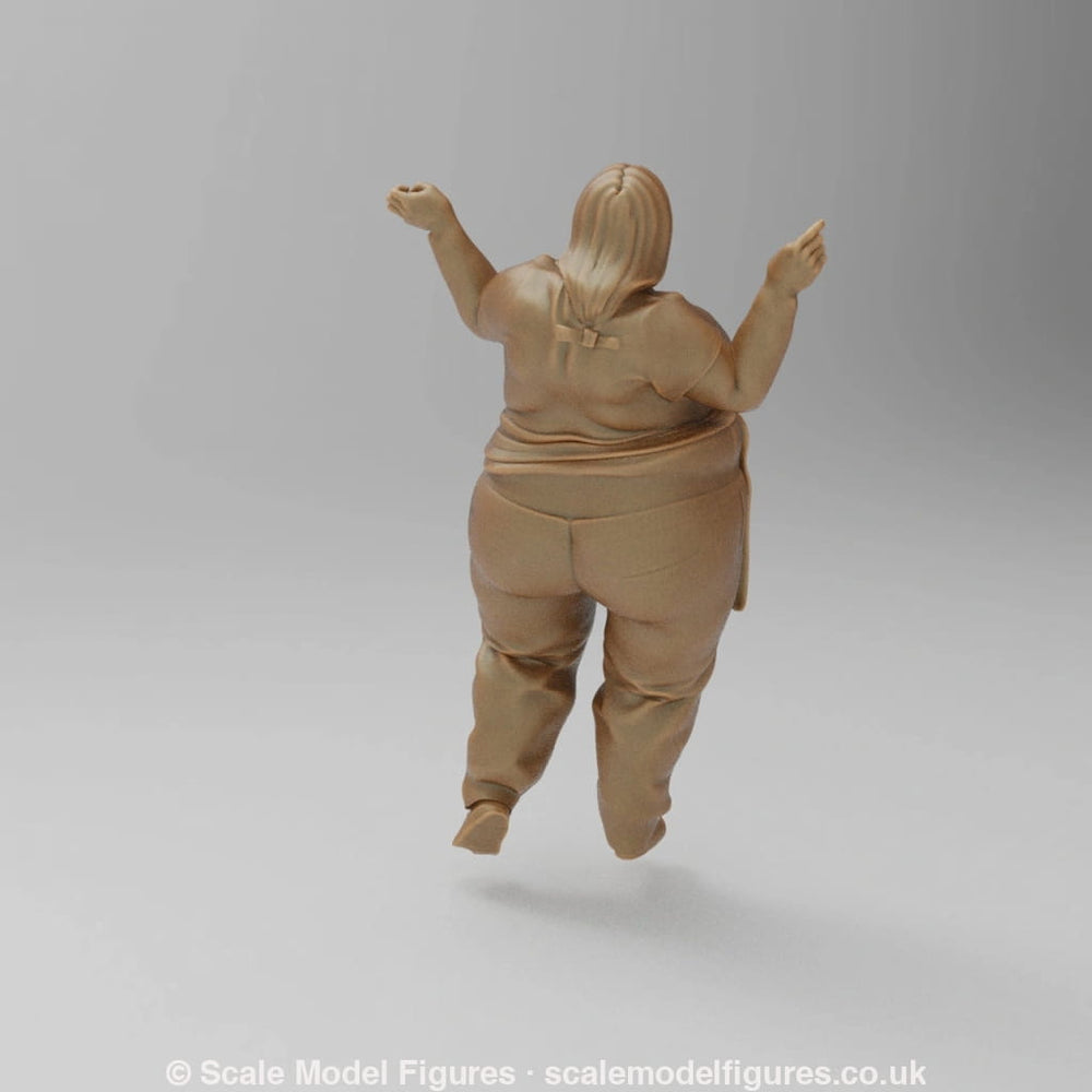 SW1100 Large Waitress Hands Up - Figure