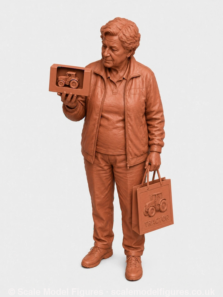 SMF2212 Female Model Tractor Collector - Figure