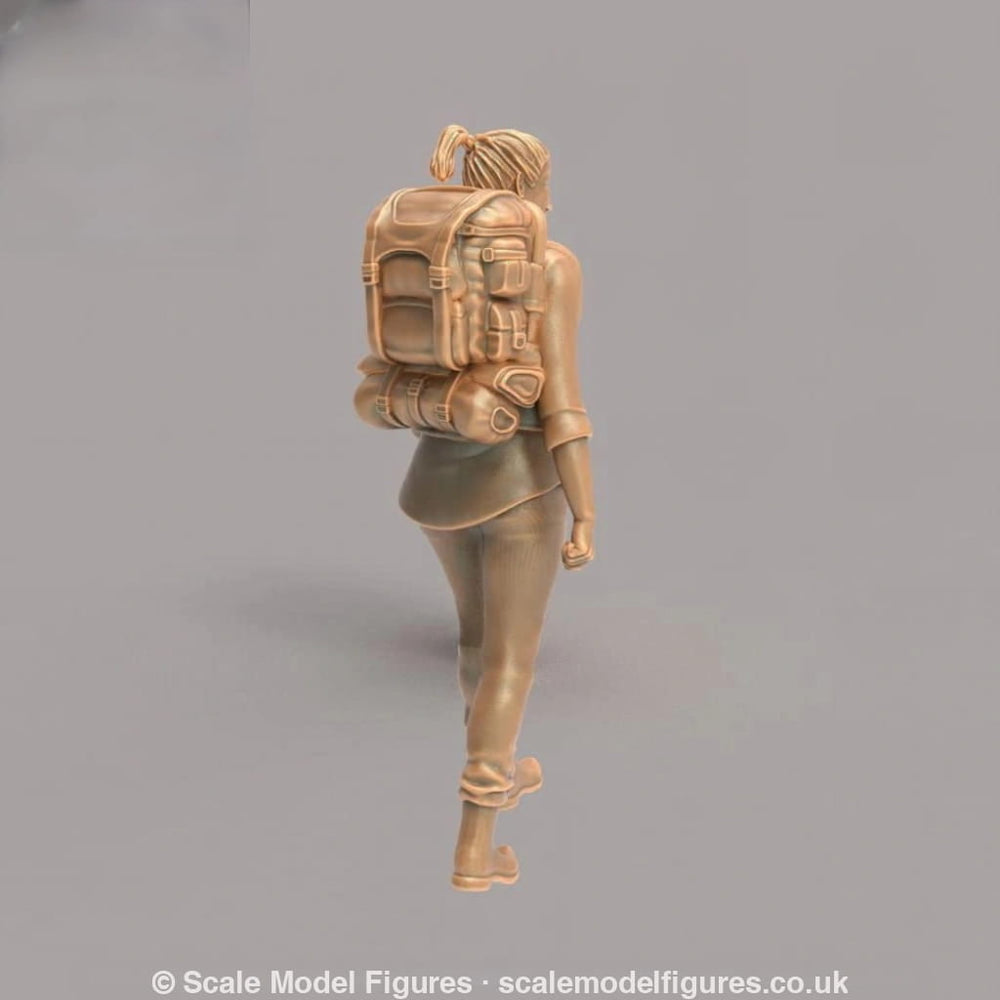 MM242 Female Hiker/Camping/Walking Figure
