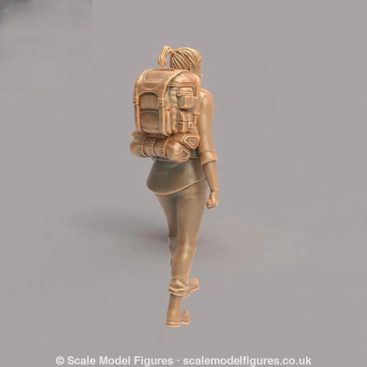 MM242 Female Hiker/Camping/Walking Figure