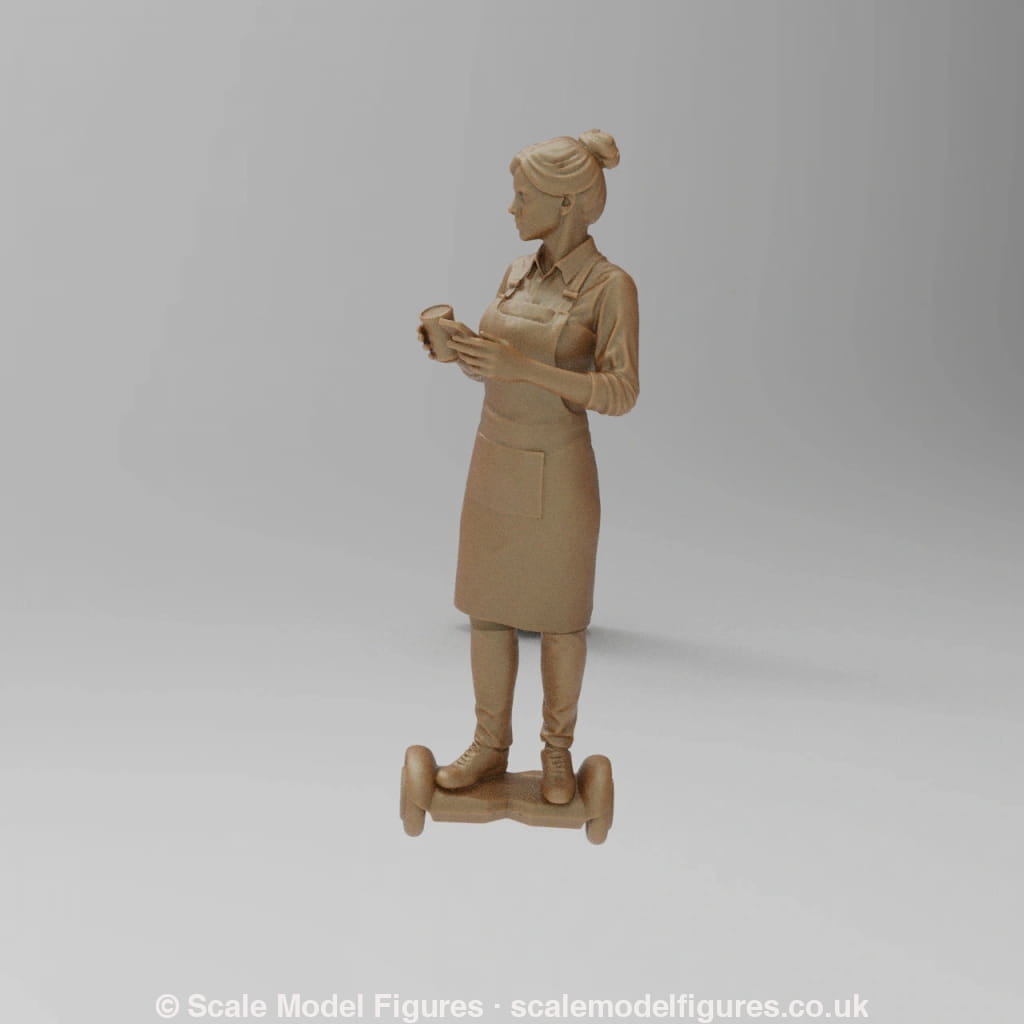 SW3102 Waitress on Electric bike - Figure