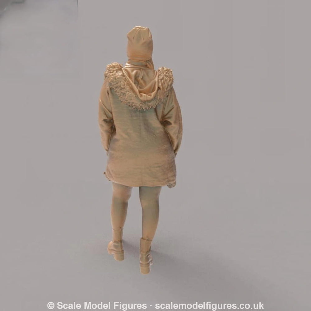 MM4161 Young Girl in Winter coat Figure