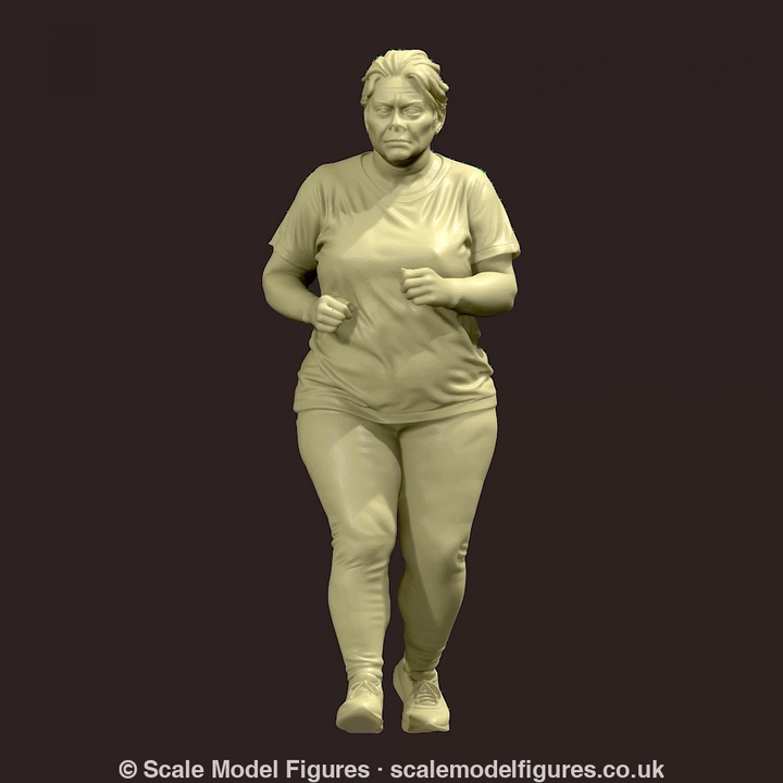 MM4201 Older Female Jogging Figure
