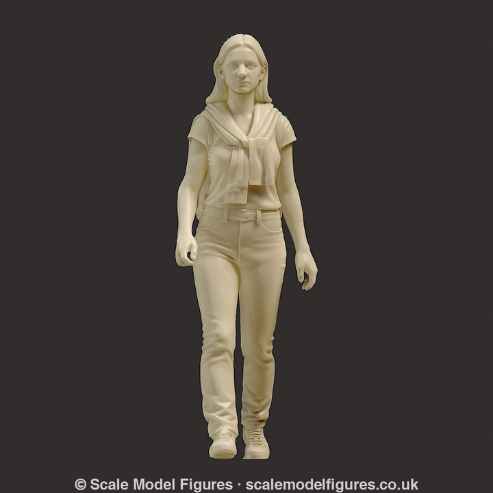 MM4273 Female Walking with Backpack Figure
