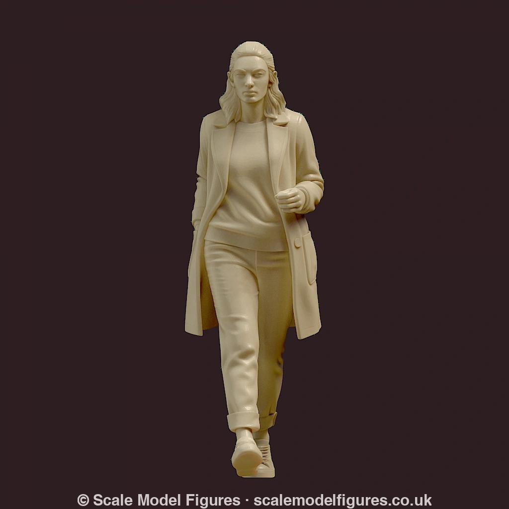 MM4276 Female Office Working Walking Figure