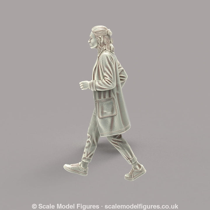 MM4276 Female Office Working Walking Figure