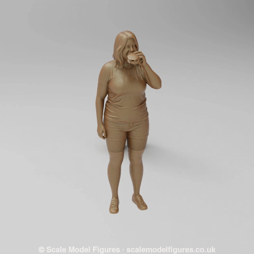 MM4407 Girl Eating Burger Figure