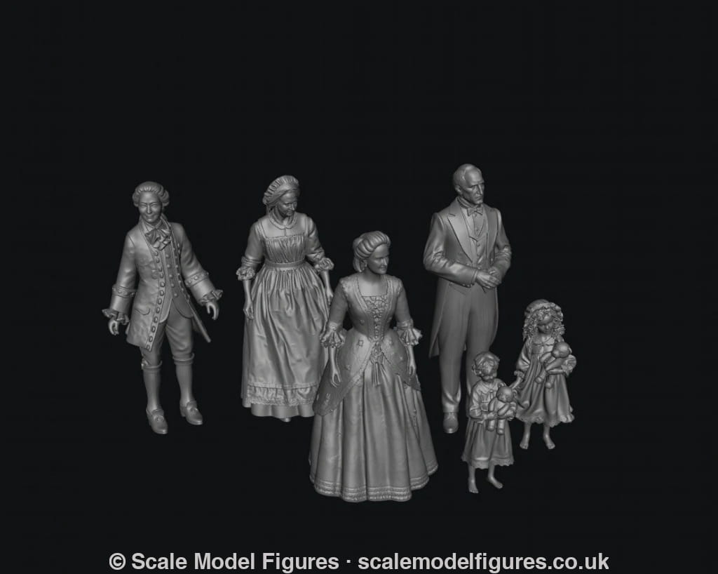 SW5010 Victorian Family - Figure