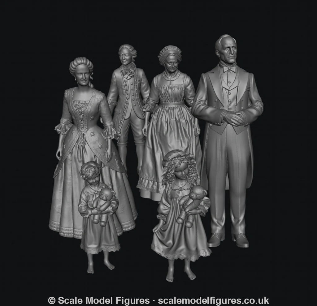 SW5010 Victorian Family - Figure