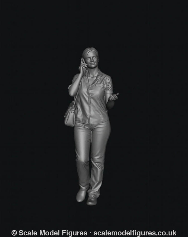 SW5014 Street People - Casual Woman on Cell Phone - Figure