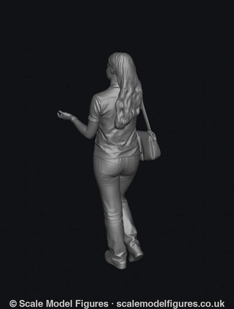 SW5014 Street People - Casual Woman on Cell Phone - Figure