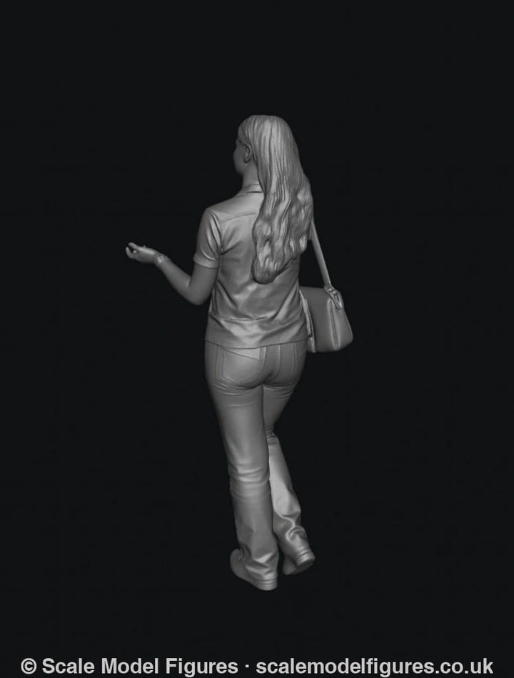 SW5014 Street People - Casual Woman on Cell Phone - Figure