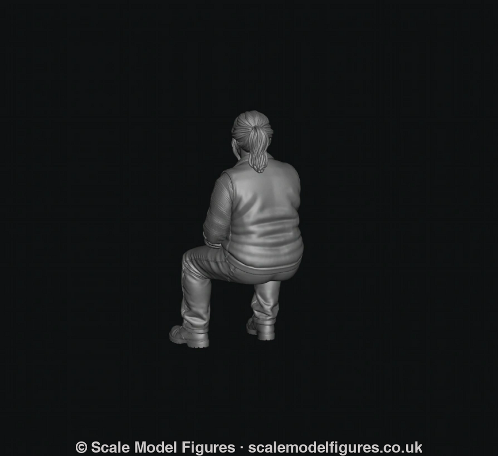 SMF5136 Sitting Female Tractor Driver 2 - Figure