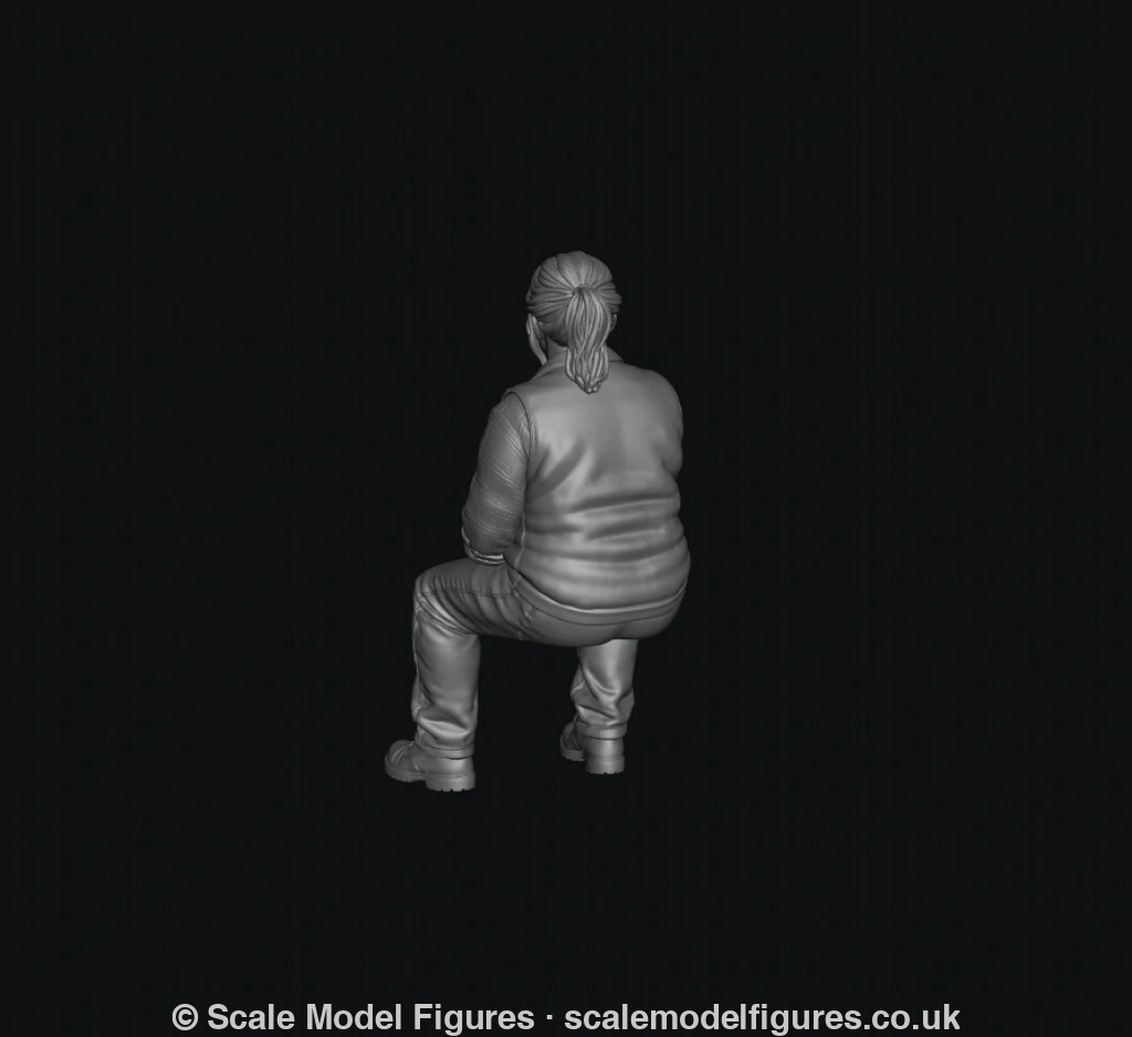 SMF5136 Sitting Female Tractor Driver 2 - Figure