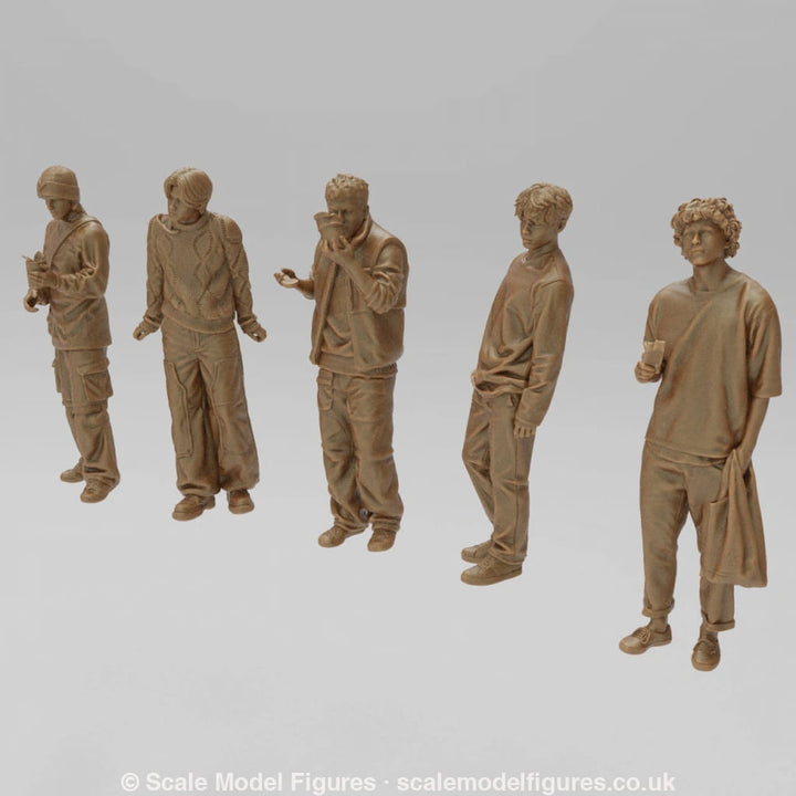 SW6055 Young Teen Boys Shopping - Figure