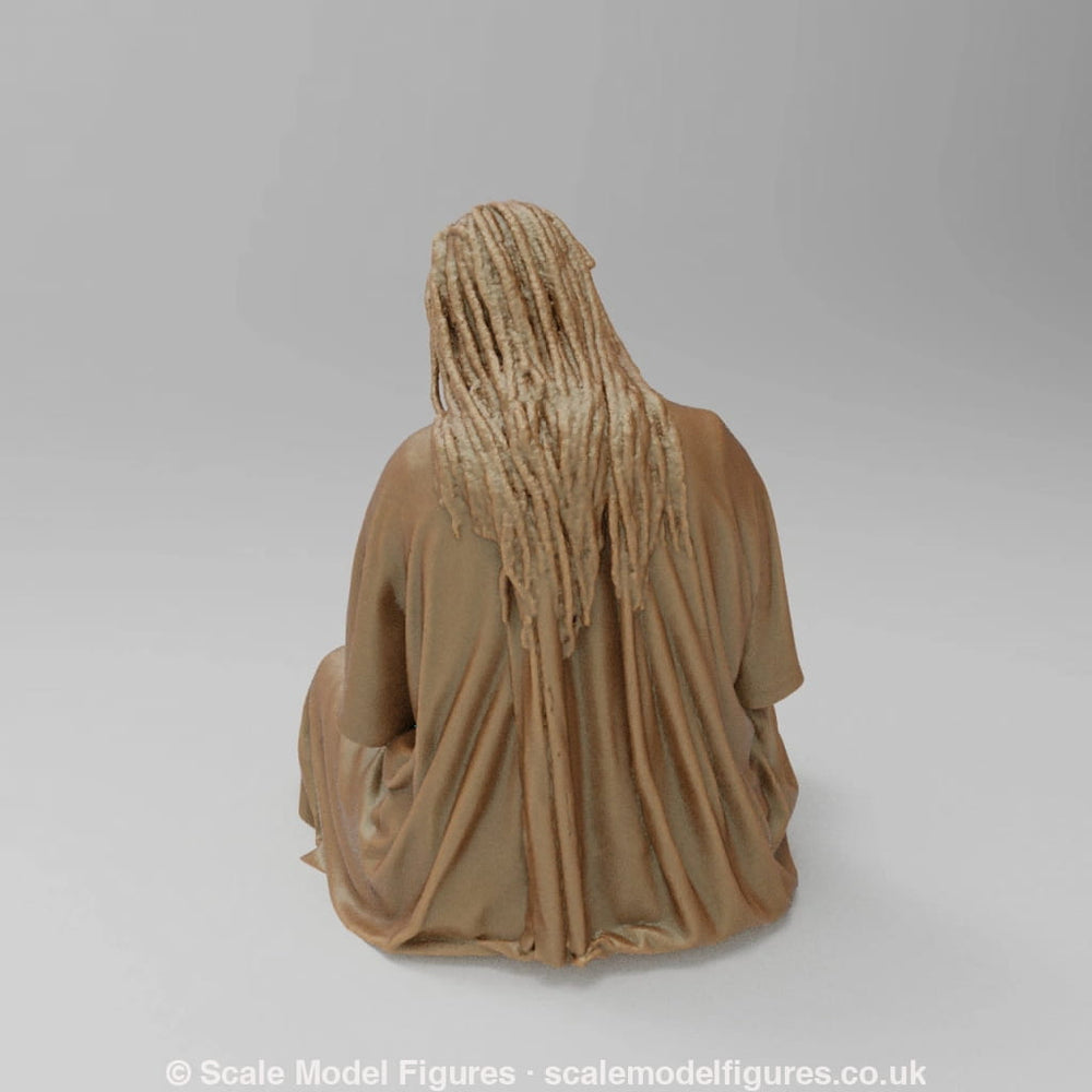 SW8009 Young Mum and Bay Sitting on Floor - Figure