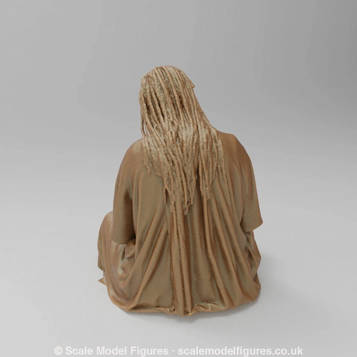 SW8009 Young Mum and Bay Sitting on Floor - Figure
