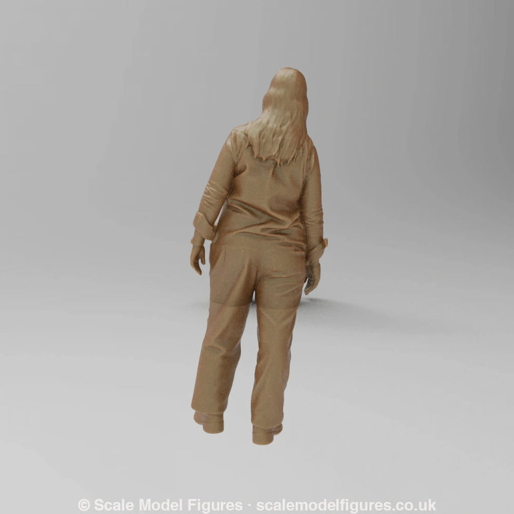 SW8017 Farm Girl in Waterproof Bib - Figure