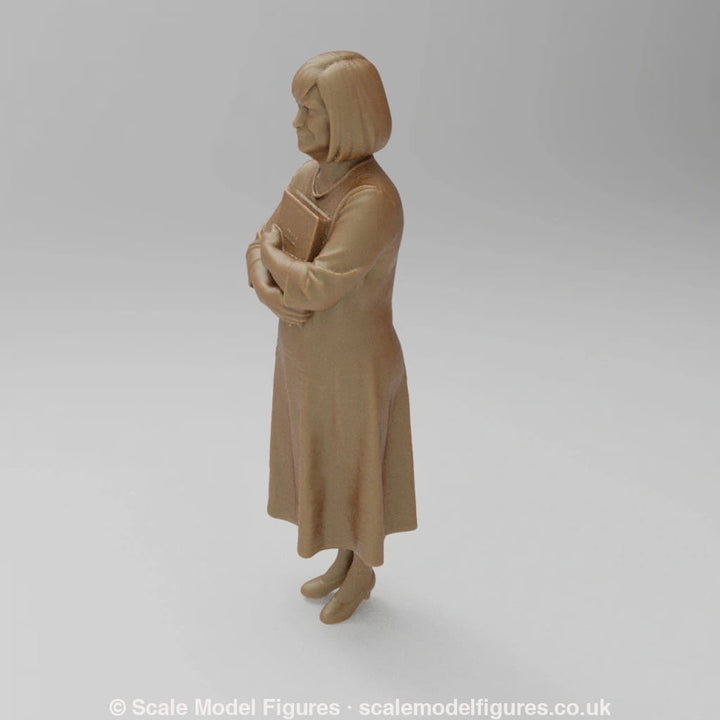SW8022 Church Lady with Bible - Figure
