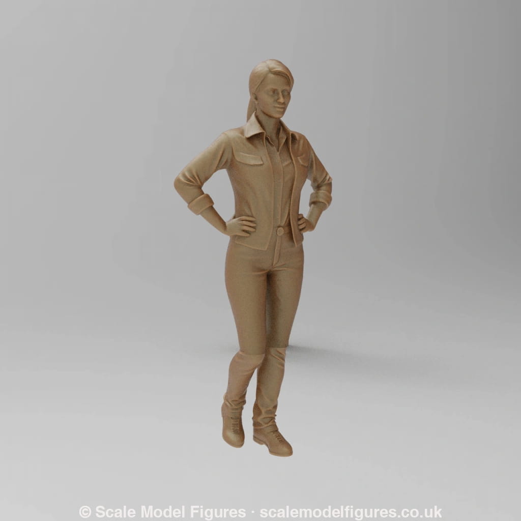 SW8045 Young girl hands on hips - Figure
