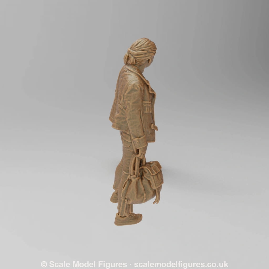 SW8181 Young Girl wearing Leather Jacket - Figure