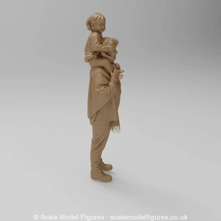 SW8183 Grandma with Child on Shoulders - Figure